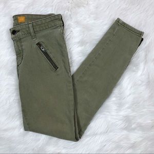 Pilcro and the Letterpress Serif Moto Zip Jeans